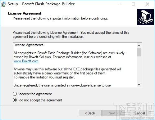 Boxoft Flash Package Builder下载,Flash软件生成工具,EXE制作