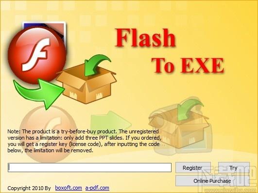 Boxoft Flash Package Builder下载,Flash软件生成工具,EXE制作